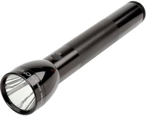 Maglite ML300L-S3016 ML300L LED 3-Cell D Flashlight, Black