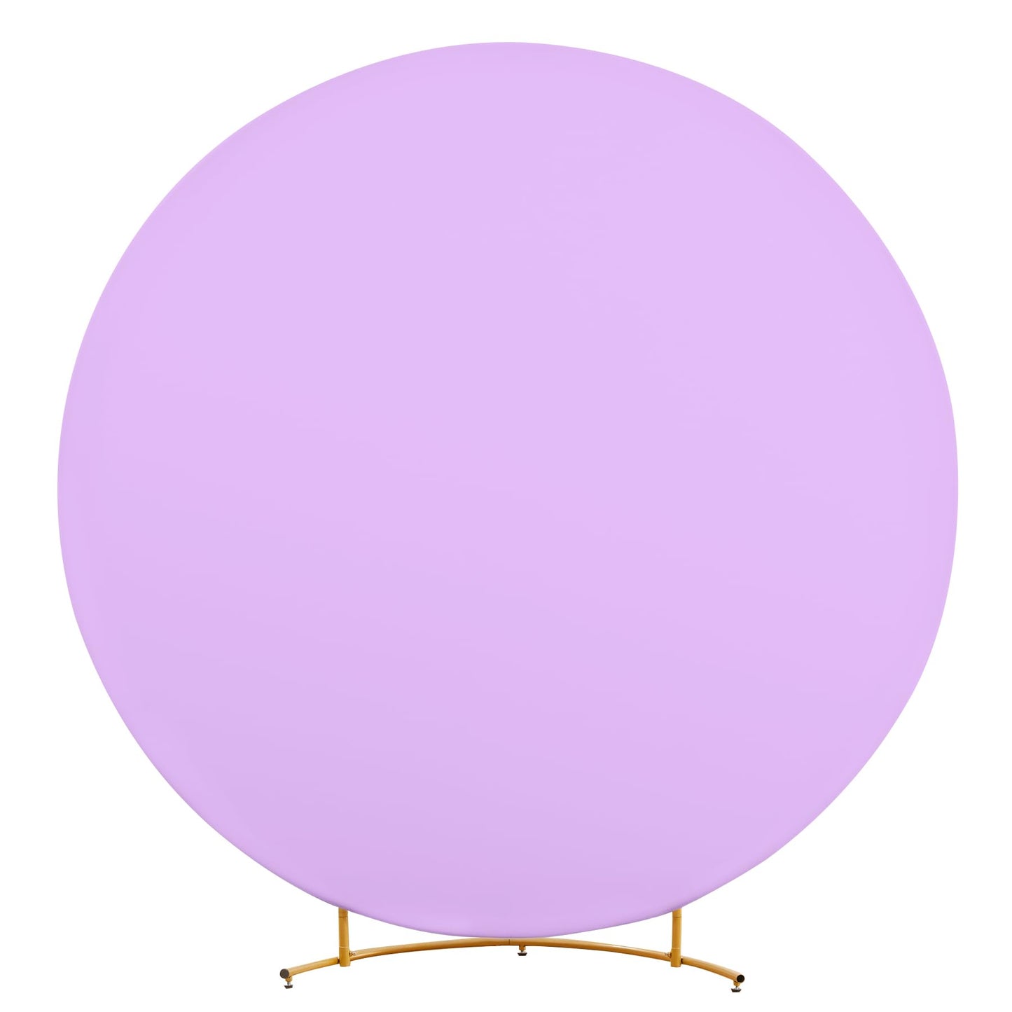 6.6FT Purple Round Backdrop Cover Lavender Lilac Balloon Circle Arch Backdrop Cover Wedding Round Arch Covers Stretchy Spandex Bridal Shower Baby Shower Birthday Party Thanksgiving Photo Backdrop