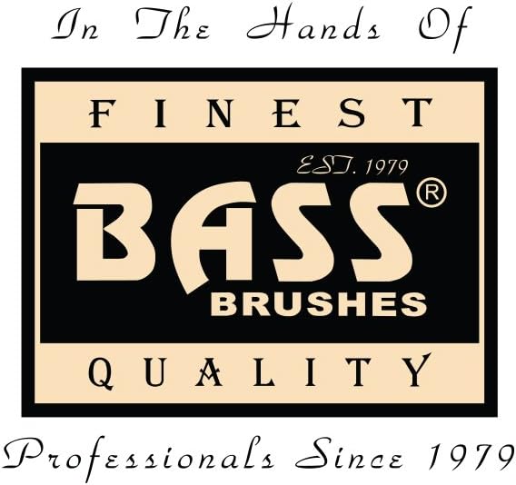 Bass Brushes | The Green Brush | Style & Detangle Pet Brush | 100% Bamboo Pin | Pure Bamboo Handle | Semi S Style | Striped Finish | Model 19P