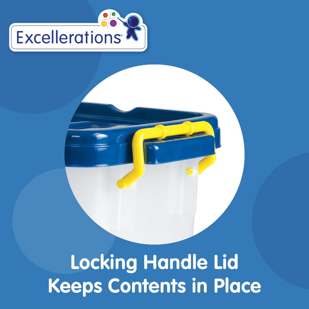Excellerations Construction Toys, STEM Toys, Blocks, Builders, Connection Educational Toys, Ages 3 Years and up, Preschool Manipulatives for Classroom or Home School Use