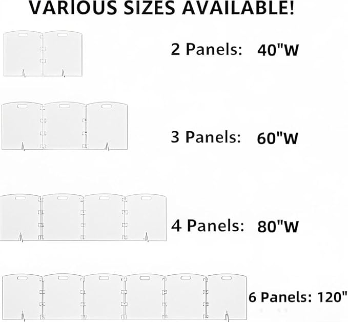 Clear Acrylic Dog Gate for Indoor Use – 4 Panel Pet Gate for Doorways, No Drilling, Foldable Dog Barrier,Foldable Doggy Cat Fence with Support Feet for Home, Stairs, and Puppy Playpen
