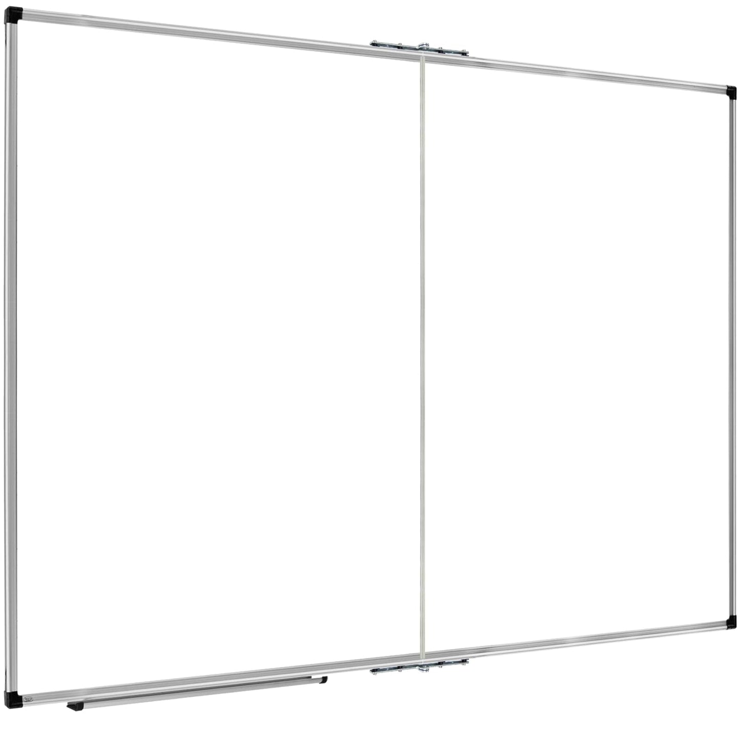 XBoard Magnetic Whiteboard 60 x 48 Inch, Dry Erase Board for Wall with Silver Aluminum Frame Foldable Presentation Board