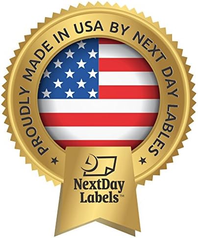 8-1/2 x 11" Neon Color High Light Fluorescent Labels for Laser & Inkjet Printer (RED Fluorescent, 2" Round - 20 Per Page | 2000 Labels)