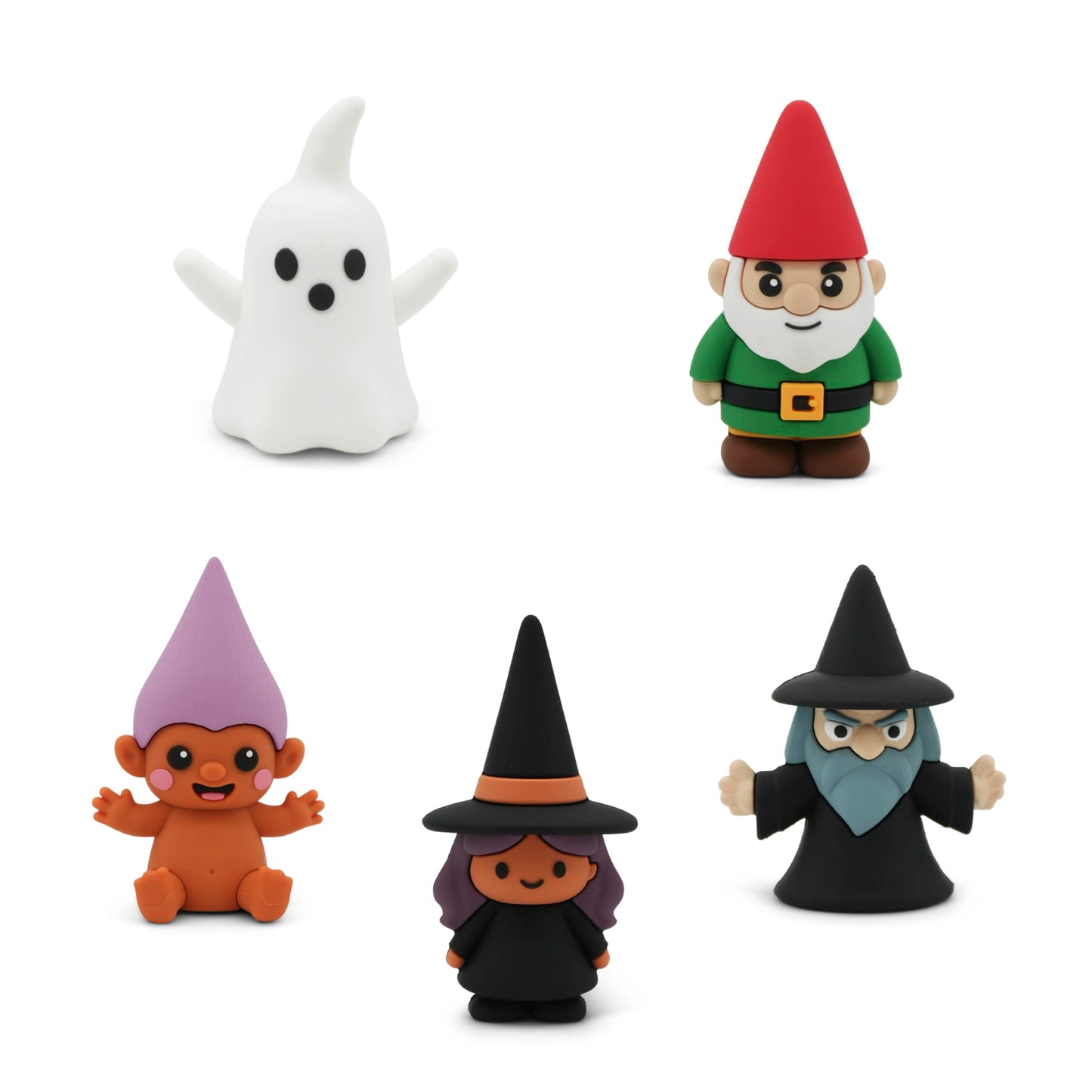 GOOFBALLS Figurine Ring Holder – Cute and Decorative Jewelry Organizer for Rings, Earrings & Small Accessories – Perfect for Vanity, Dresser, or Bathroom Countertop – Witch