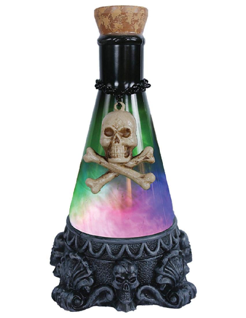 Morris Costumes LED Lit Potion Bottle Decoration - Green