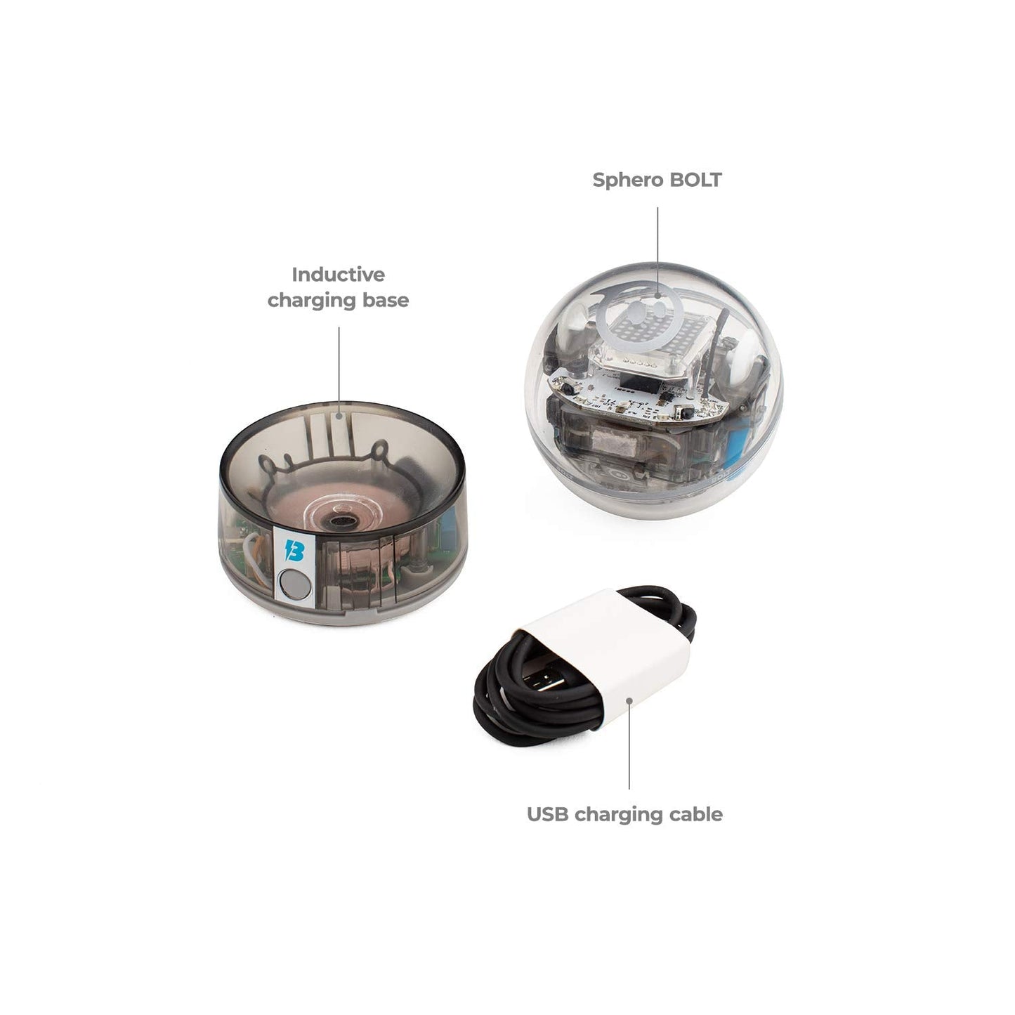 Sphero Bolt – Coding Robot Ball – Beginner to Advanced Programming – Ages 8+ – Learn to Code with Draw, Blocks, Javascript, or Python – Programmable Sensors – LED Matrix – Durable & Waterproof Design