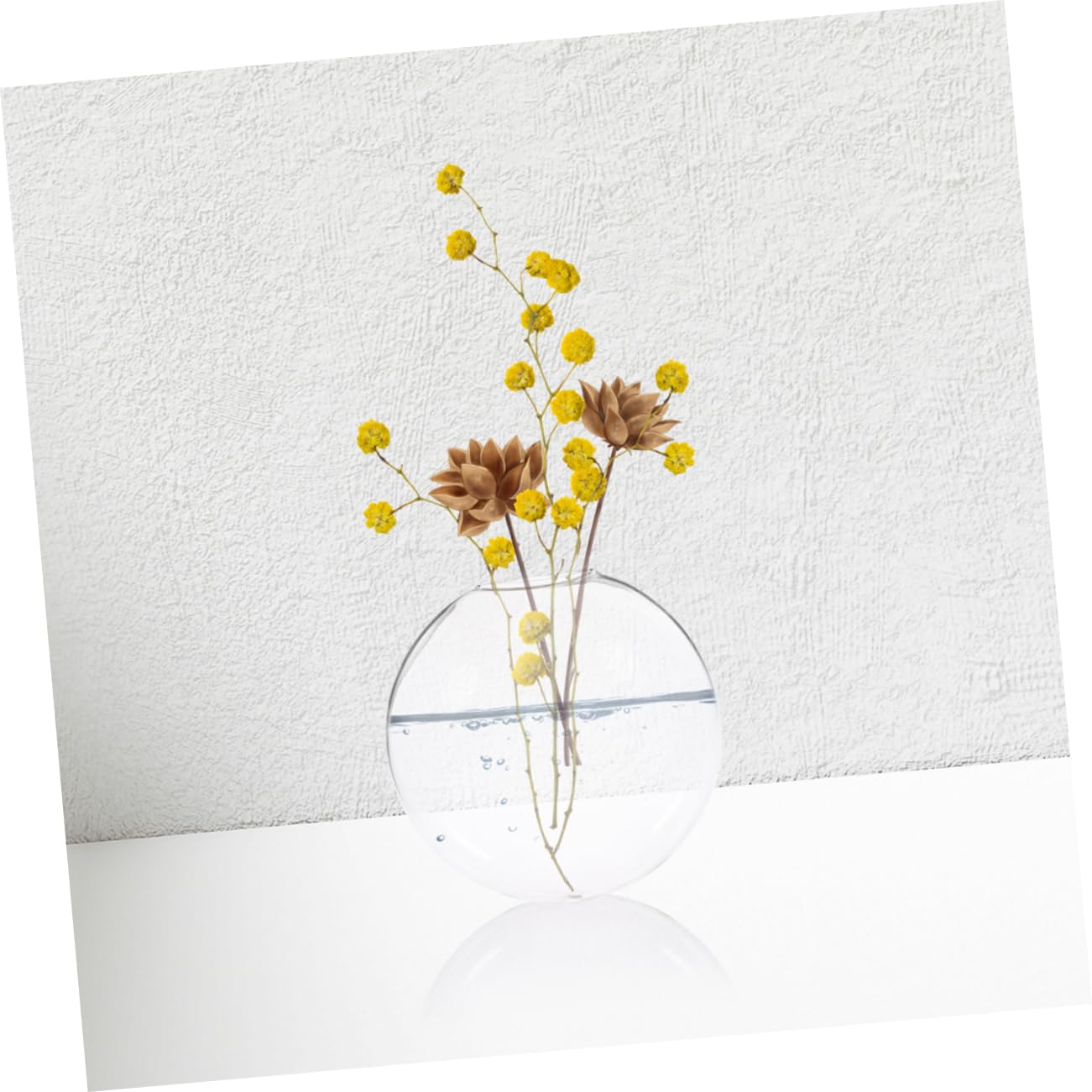 PRETYZOOM Hanging Hydroponic Glass Vase for Indoor Plants Wall Planter Terrarium Bottle Decorative Wall Holder for Home and Balcony Decor 4pcs Set