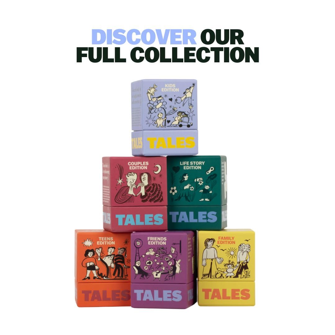 TALES 150 Conversation Starter Cards, Couples Edition, Prompts for Deeper Connection, Date Night Ideas, Anniversaries, and Quality Time Together