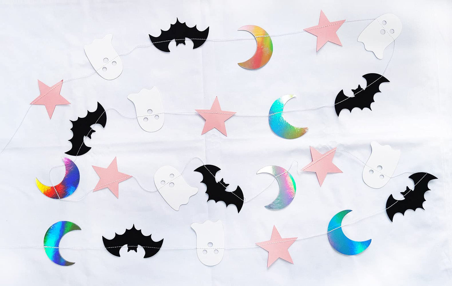 92 Packs Pink Black Halloween Birthday Party Kit Happy Boo Day Banner Cake Topper Ghost Cupcake Toppers Skeleton Bat Mylar Balloons for Pink and Black Halloween Birthday Party Decorations