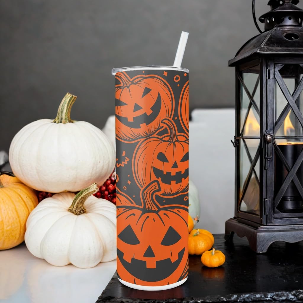 Hogg 20 oz Halloween Travel Mug, Pumpkin Tumbler, 20 oz Insulated Stainless Steel Halloween Coffee Tumbler, Spooky Season Decor, Spooky Cups, Witchy Stuff, Fall Decorations