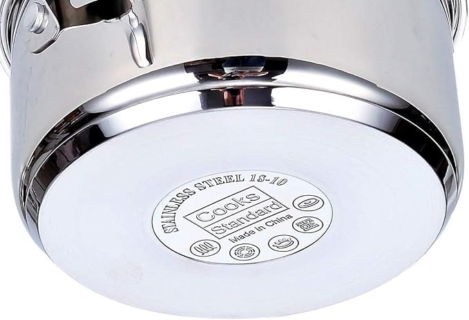 Cooks Standard Classic 12 Quart Stock Pot with Lid, Stainless Steel Pasta Pot