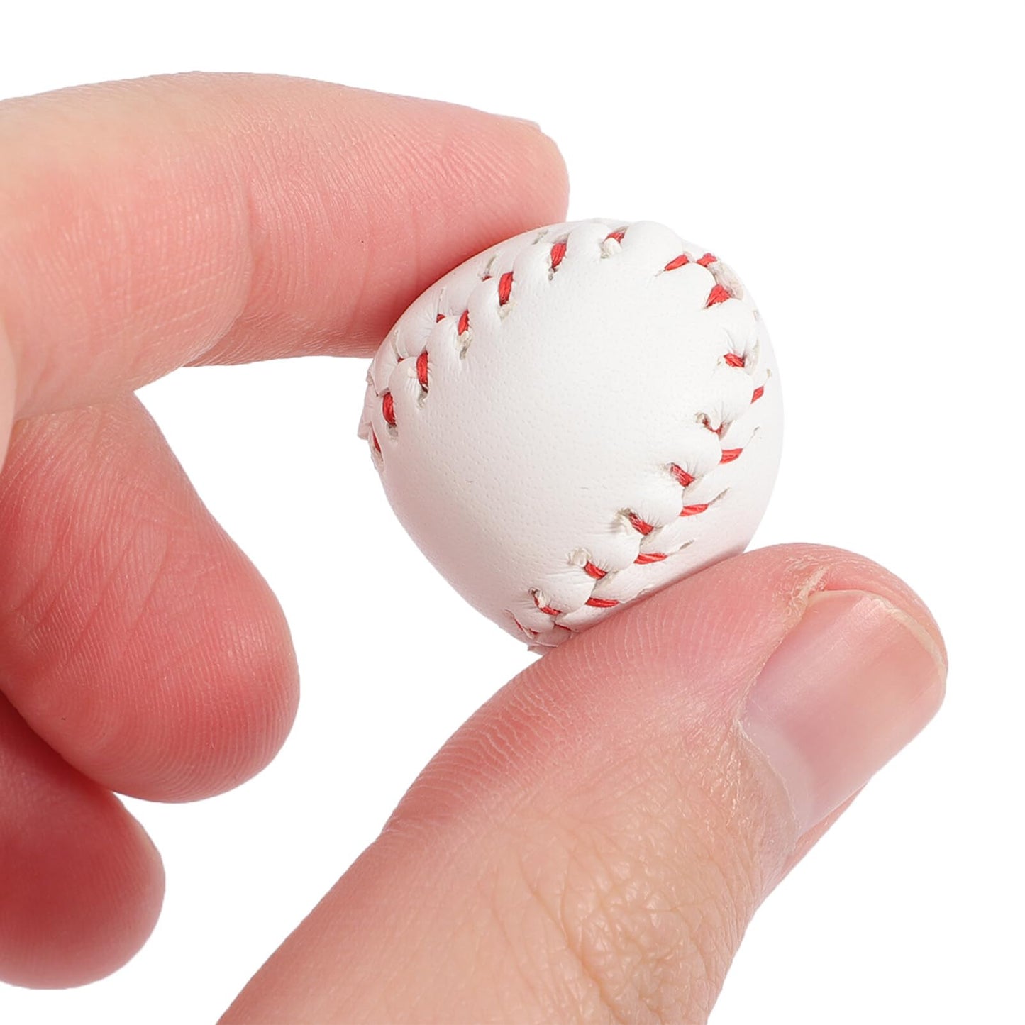 SHINEOFI 2 Sets Miniature Baseball Bats Gloves Kit Baseball Cake Topper Decoration Mini Sports Wooden Bat Leather Glove and Ball Set for Dollhouse Micro-Landscape Crafts Project Accessories, Khaki