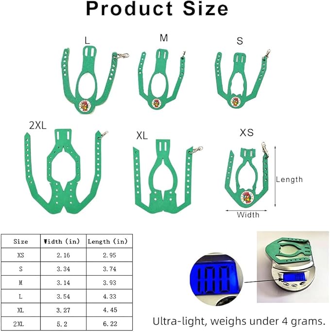 Adjustable Bird Harness & Leash Set for Small Birds,FitsBudgie,Parakeets, Conures, Cockatiels,Green Cheek,Quaker Parrots(Green, M) Z6350-8