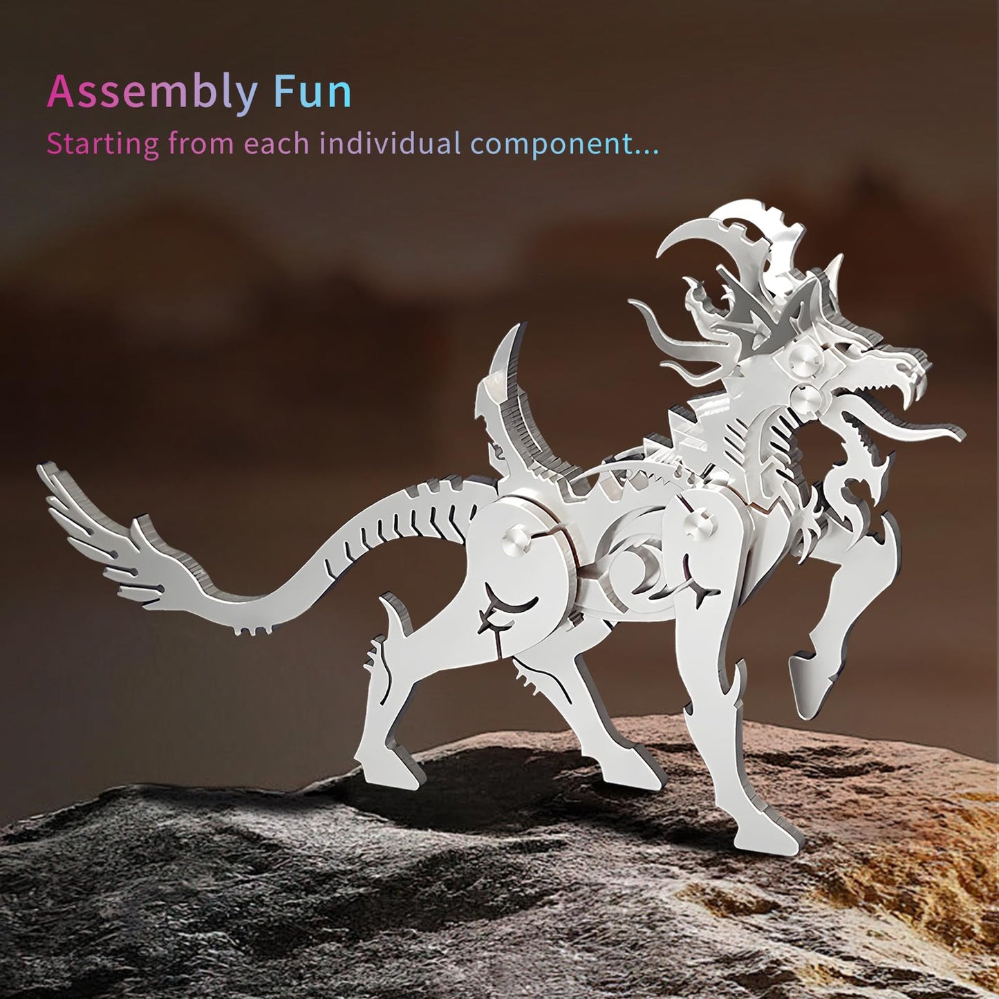 3D Metal Puzzles,3D Metal Puzzle for Adults,Mechanical Model Kit Baize,Steel 3D Puzzles Stainless Steel Ornaments for Adults Home Decor Art Craft Gifts Toys.