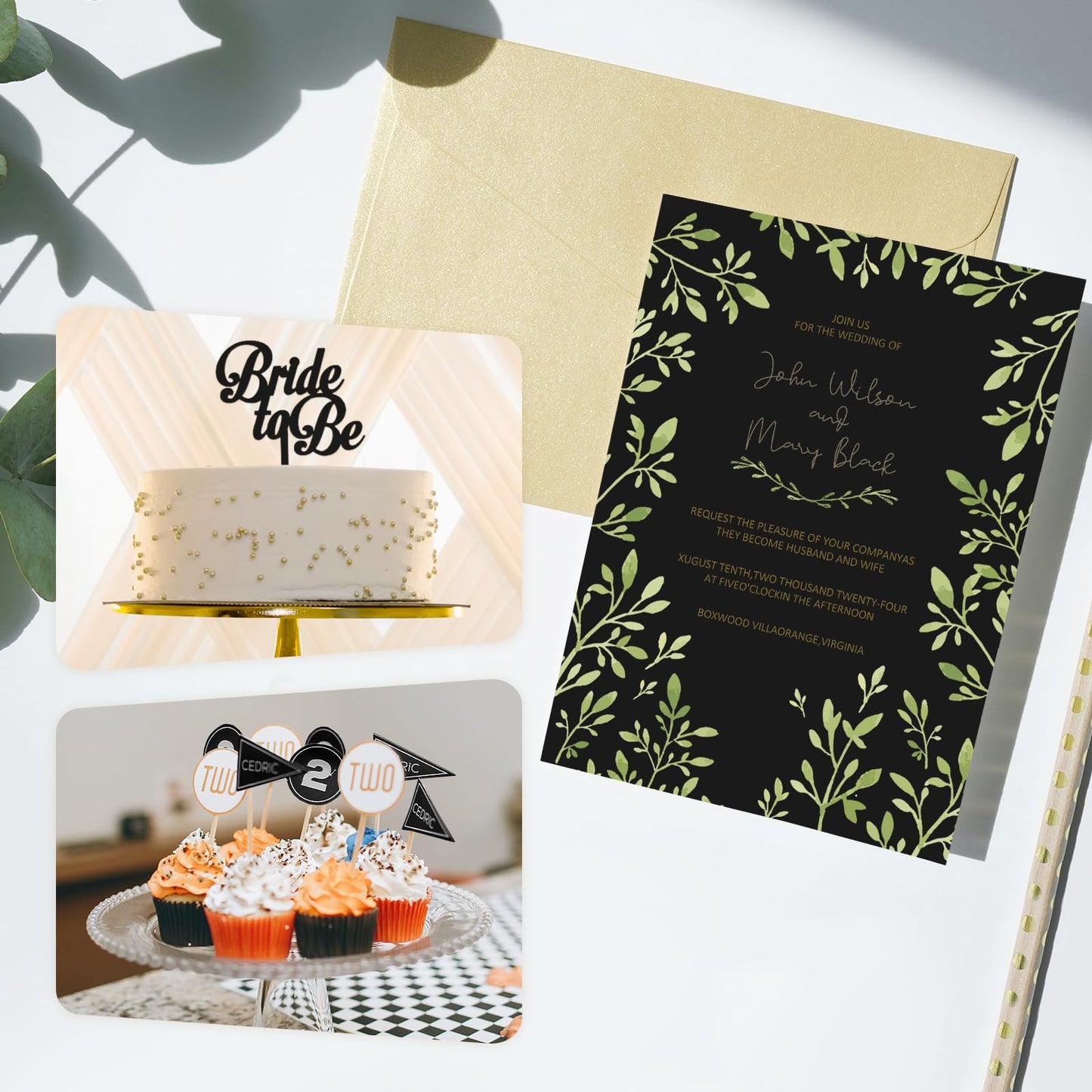 110lb Halloween Cardstock Paper 8.5 x 11 Heavy Card Stock, Goefun 50 Sheets Black Paper for Invitations, Resume, Business Card Stock(300 GSM)