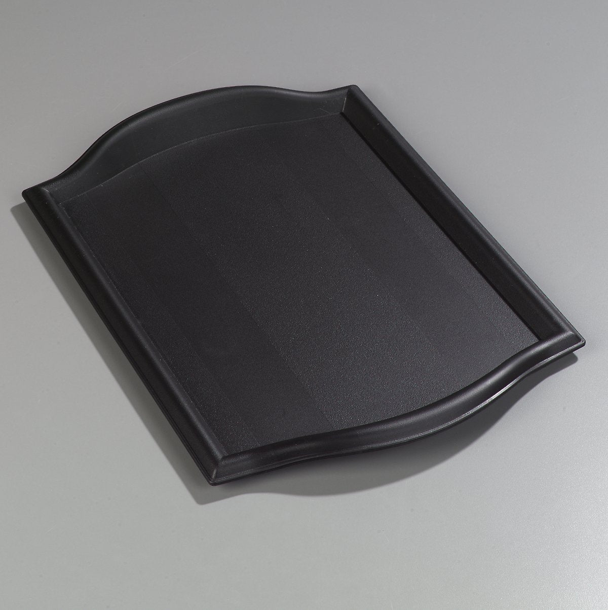 Carlisle FoodService Products 1217BT03 Bistro Plastic Café Tray, 12" X 17", Black