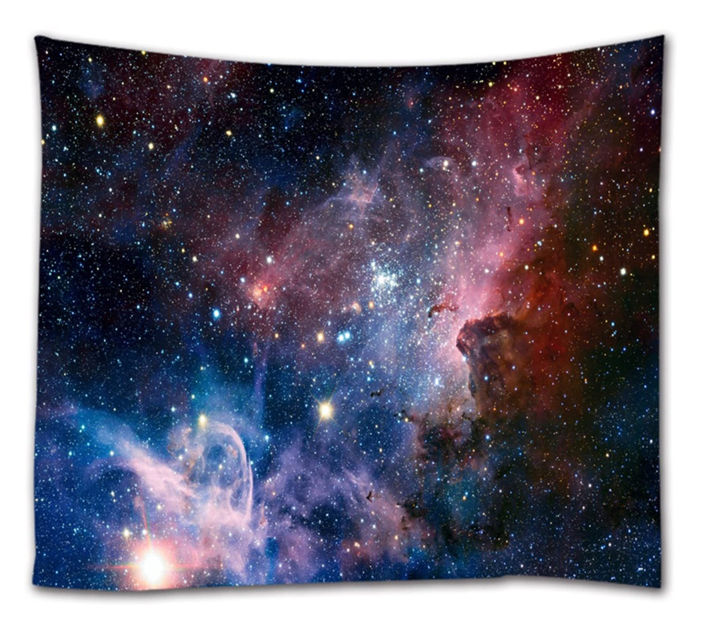 goodbath Space Wall Tapestry, Universe Galaxy and Star in Outer Space Wall Hanging for Living Room Bedroom Dorm, 80" x 60", Colorful