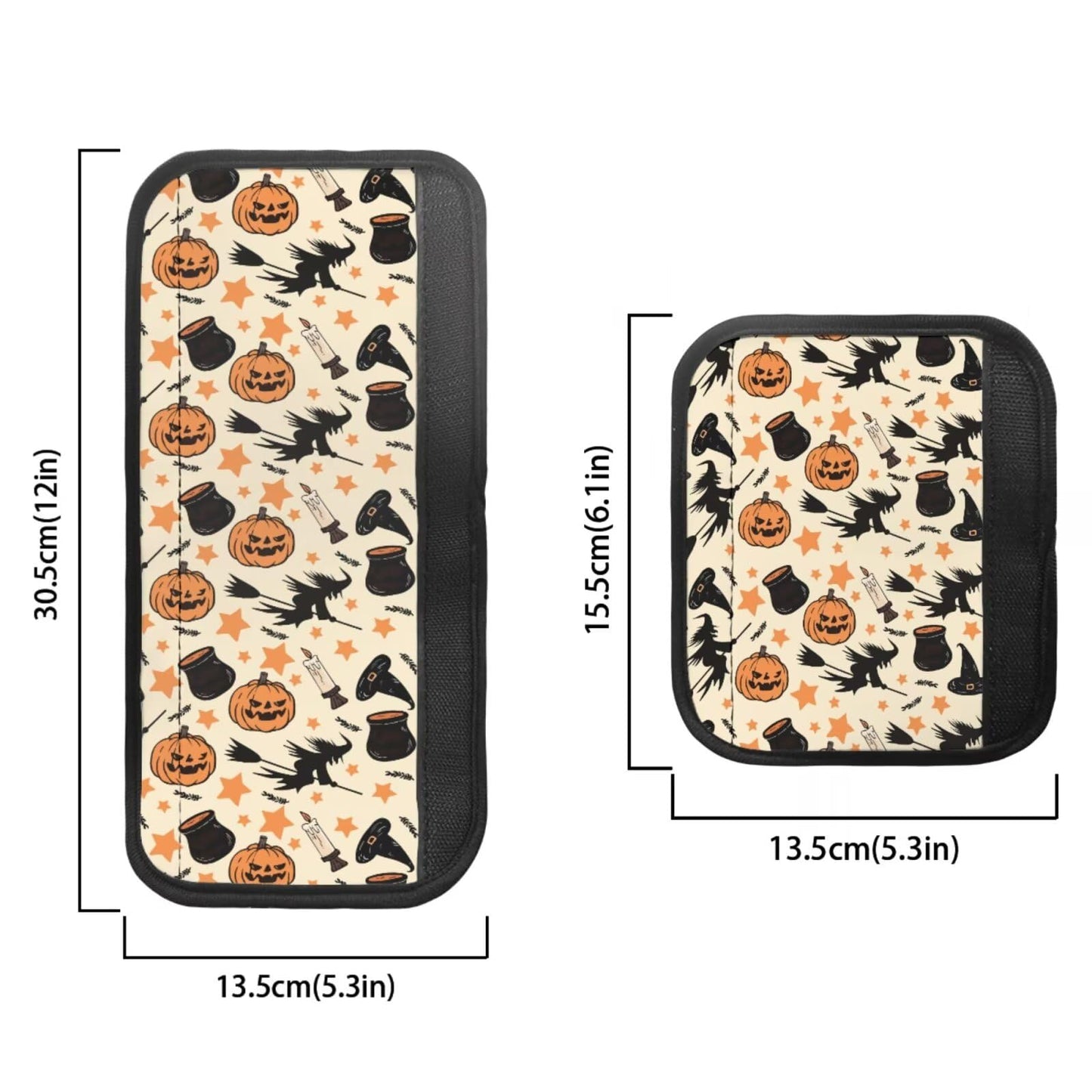 HUISEFOR Happy Halloween Refrigerator Handle Covers Washable Anti-Static Insulated Microwave Easy to Install Oven Door Handle Covers Set of 4 Prevent Ice Hot Handles Gift for Holiday