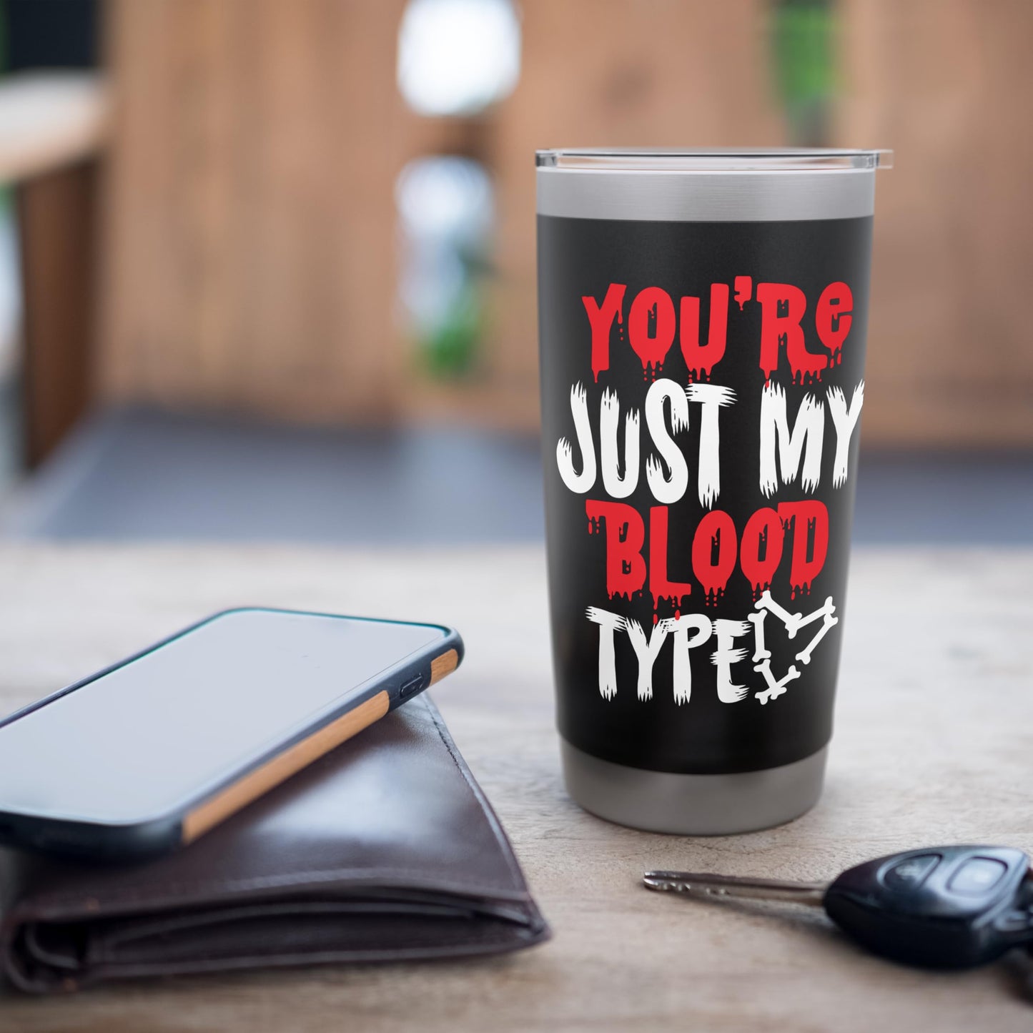Scary Halloween Vampire Quote Design For Women Stainless Steel Insulated Tumbler
