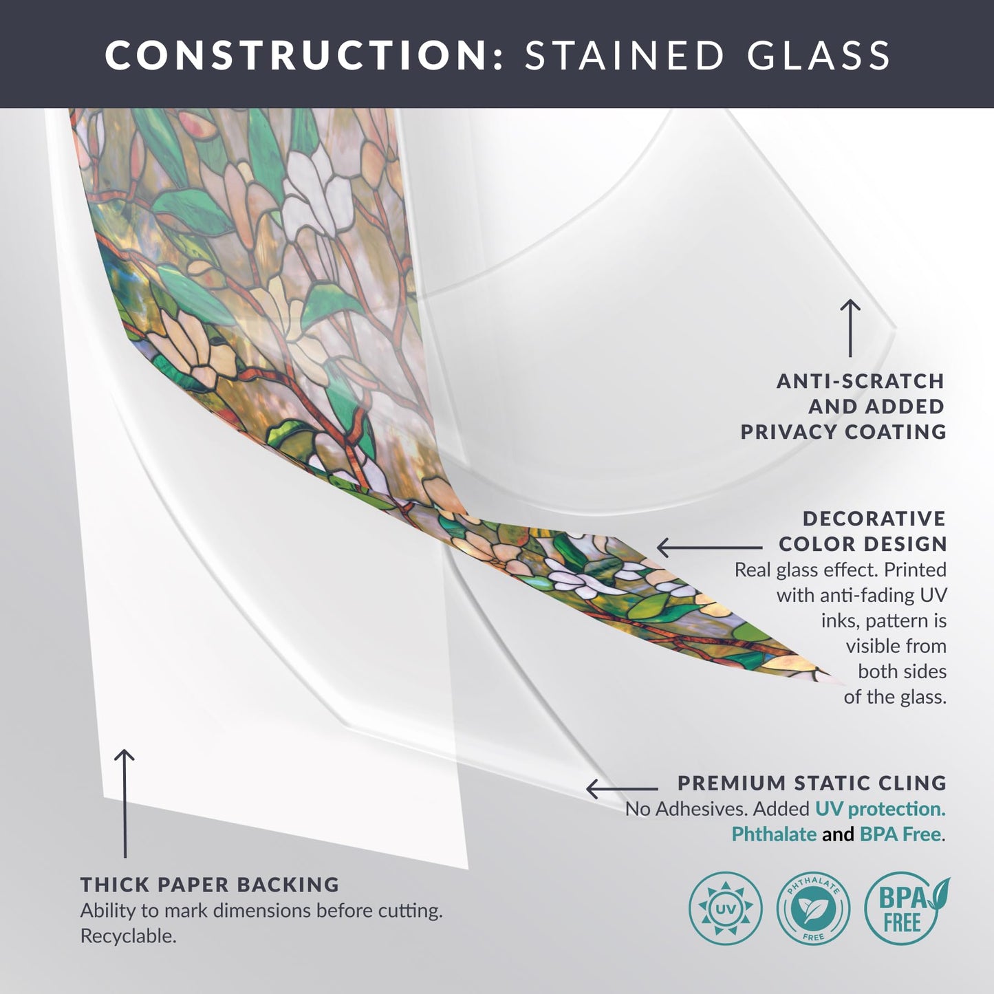 Artscape Terrazzo Window Film 24" X 36"