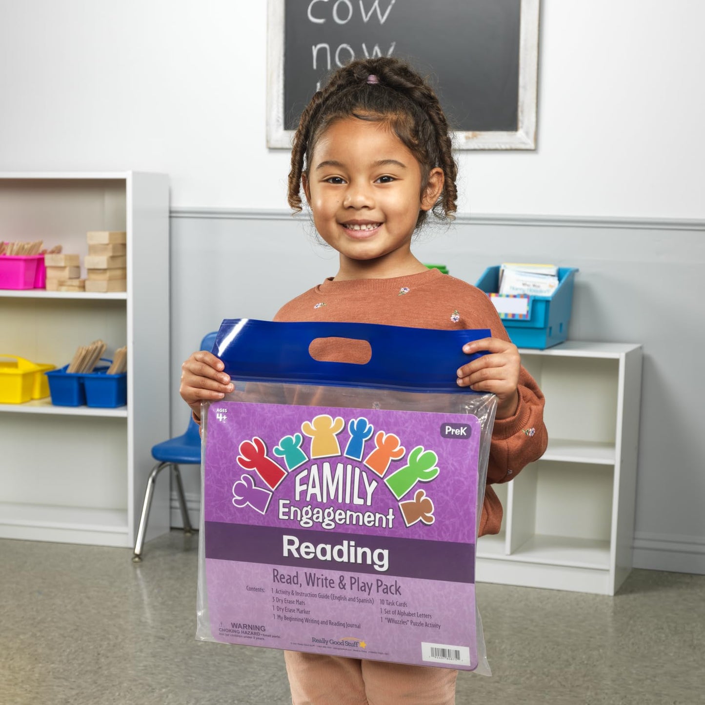Really Good Stuff Family Engagement Reading - Read, Write and Play Pack - PreK