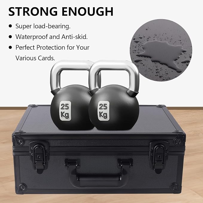 Toploader Storage Box Trading Card Storage Case, Sports Baseball Card Storage Box, Cards Case Holder (Holds 630+ Toploaders)