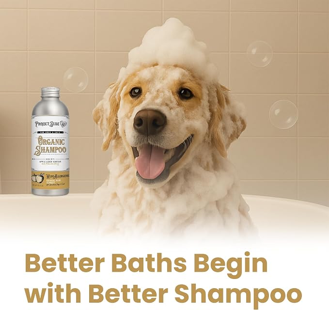 Project Sudz Hypoallergenic Dog Shampoo β Oatmeal & Honey | Extra Gentle, Unscented Pet Shampoo for Sensitive Skin | Safe for Puppies, Eco-Friendly & Made in USA