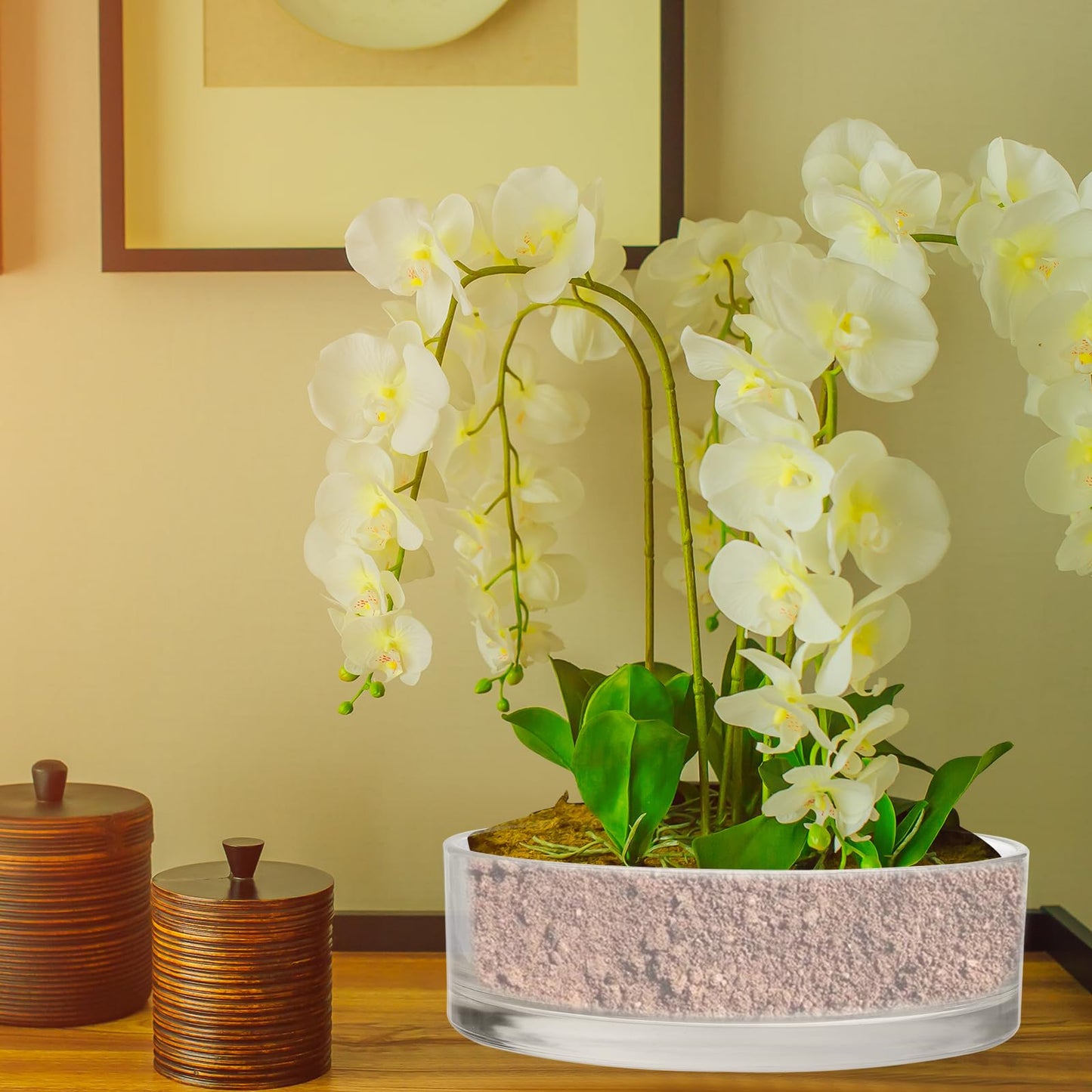 PATIKIL Glass Cylinder Vases 10x3inch, Clear Planter Flower Terrarium Container Thickened Bottom for Decorative Floral Centerpieces Home Office Decor Wedding Party Event