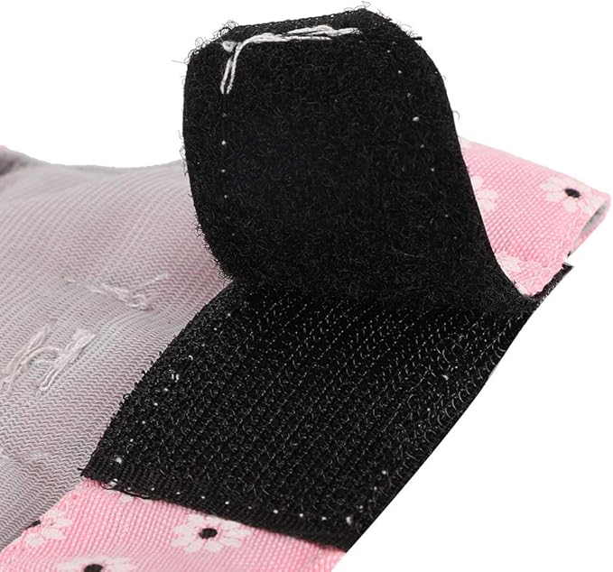 GLOGLOW Small Pet Leash Vest, Soft Fabric Rabbit Harness and Guinea Pig Carrier for Small Pets with Adjustable Straps, Great for Indoor and Outdoor Activities (M)