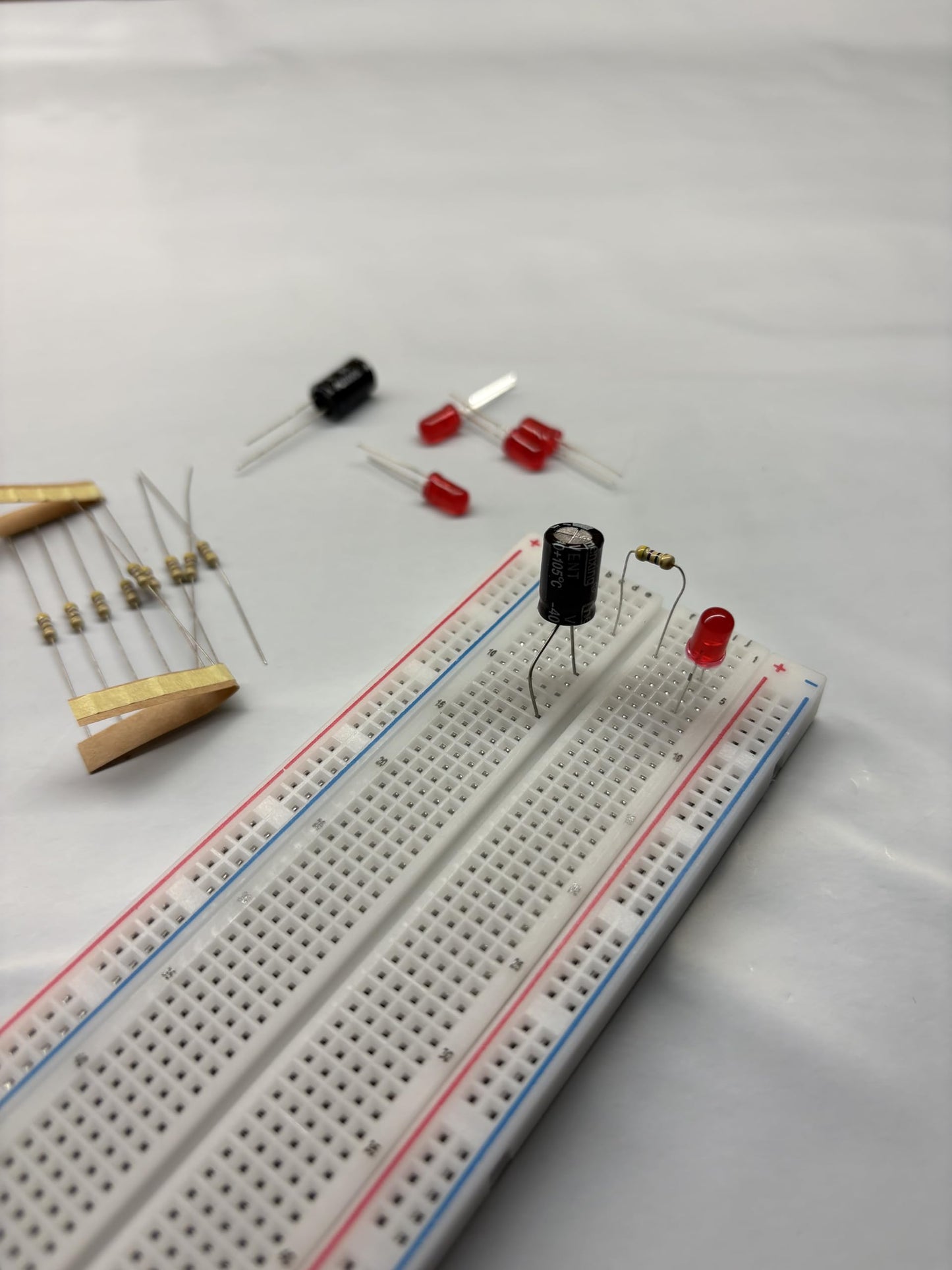 Make: Electronics Third Ed Kit 2 Economy - Beginner, Intermediate, & Advanced (Teen - Adult) Component Pack that Follows The Experiments in Make: Electronics 3rd Ed by Charles Platt