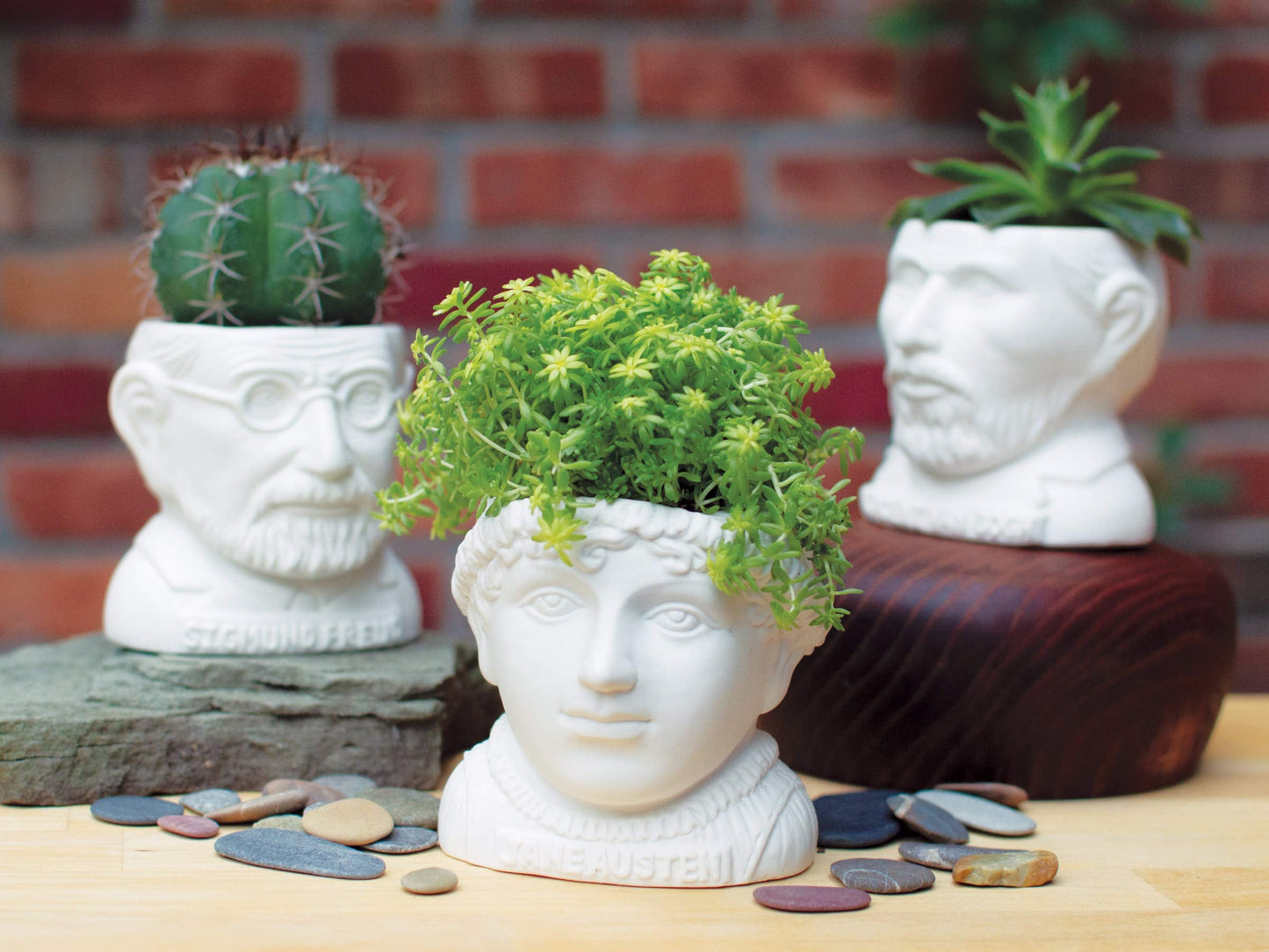 The Unemployed Philosophers Guild Jane Austen Bust Ceramic Planter