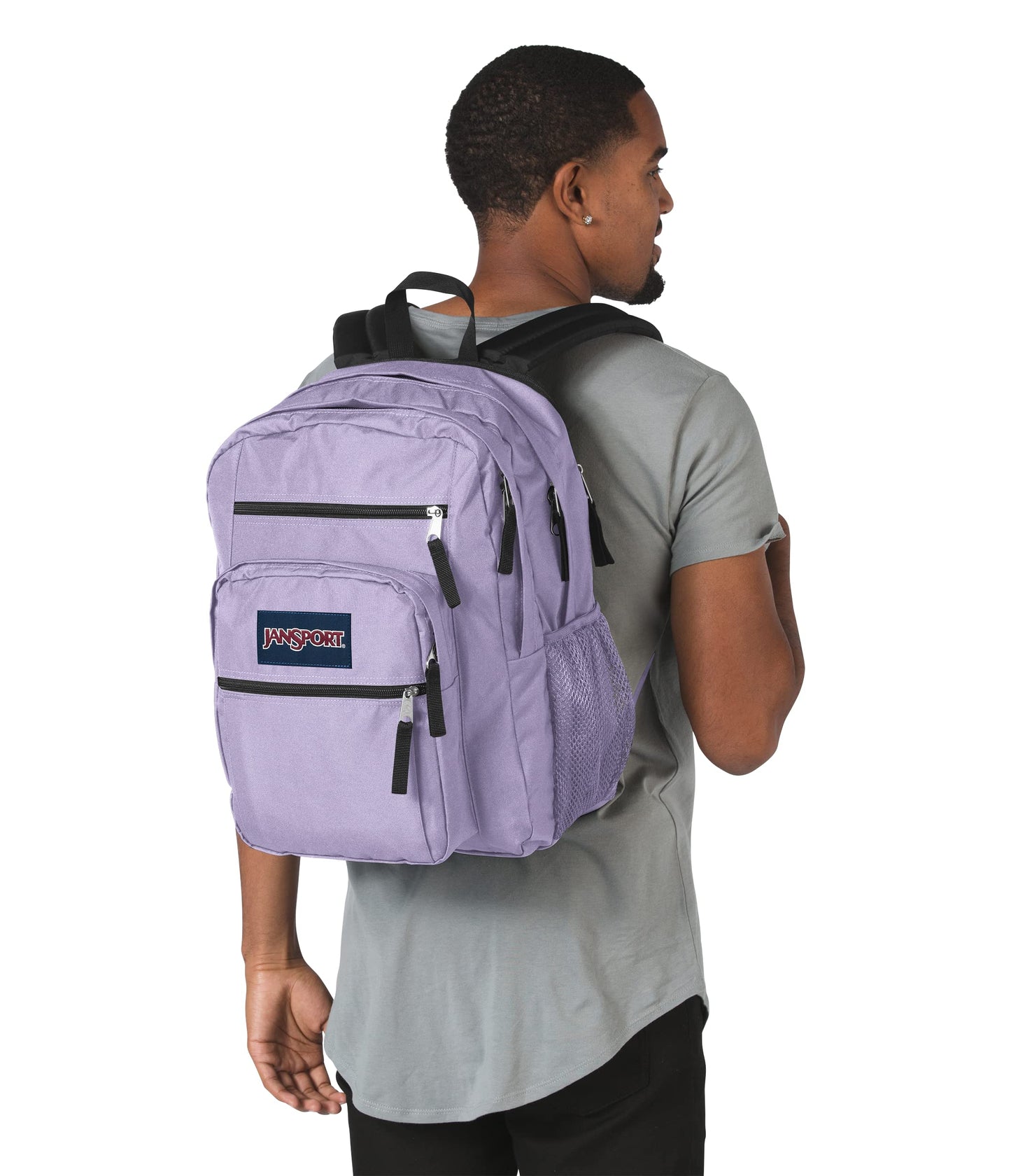 JanSport Laptop Backpack - Computer Bag with 2 Compartments, Ergonomic Shoulder Straps, 15” Laptop Sleeve, Haul Handle - Pastel Lilac