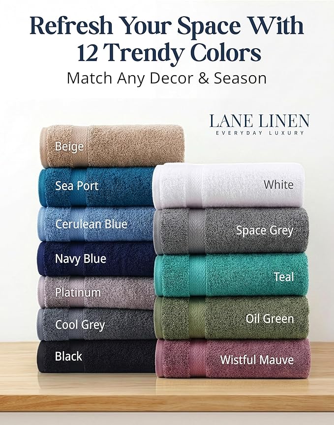 LANE LINEN 24 PCs Bath Towel Set