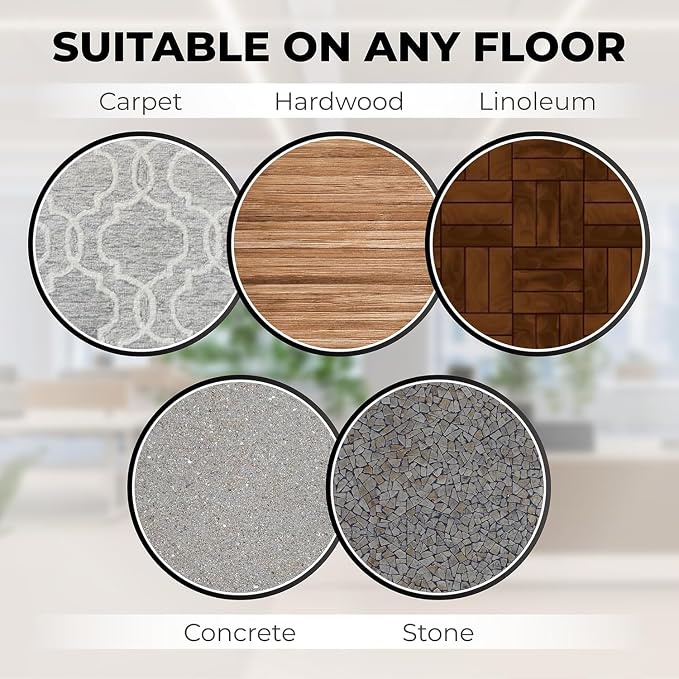 Door Stoppers for Bottom of Door Premium Floor Rubber Door Stop Wedge Made in USA Heavy Duty Honeycomb Design for Carpet, Tile, Ideal for Home, School, Commercial,Red 4 Pack