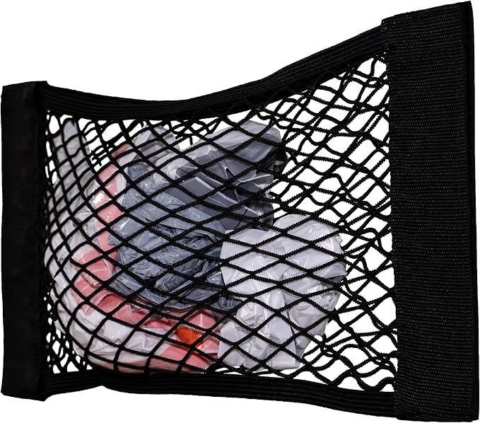 Extra Large Trash Bag Holder Mesh Storage Net Grocery Bag Organizer Dispenser for Aluminum Foil, Garbage Bag, Plastic Wrap, Shopping Bag Under Sink Cargo Organizers for Home and Wall Mounted
