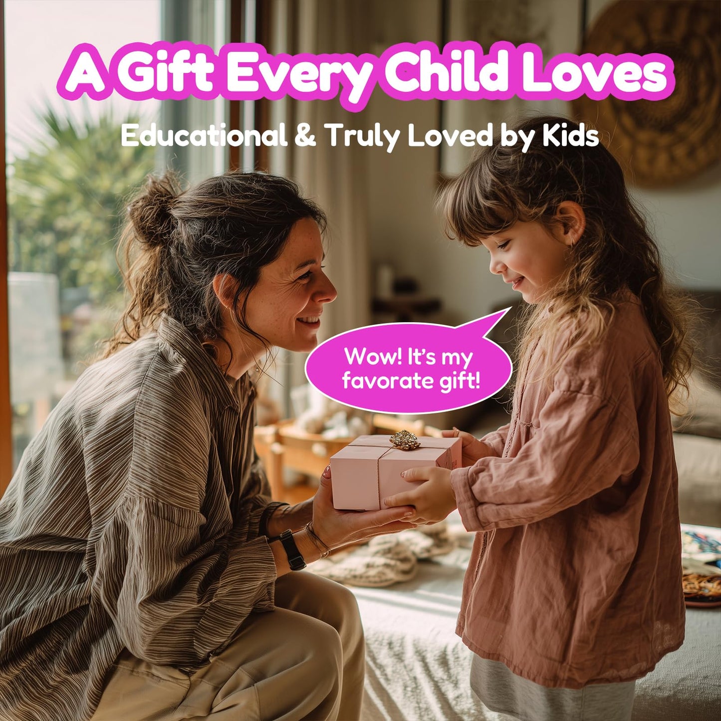 MoLingvora Bilingual Talking Flash Cards for Kids - Russian English Flashcards Children Adults, 510 Sight Words, ABC Alphabet, Pocket Speech for Toddlers, Audible Sensory Toys (Russian, Pink)
