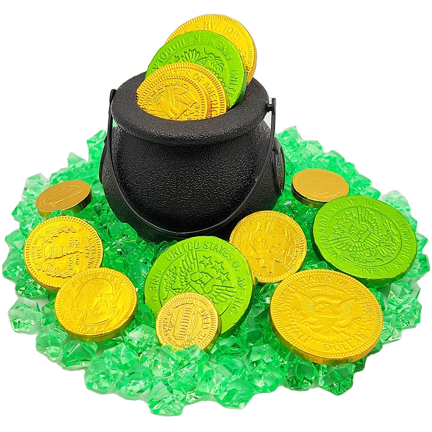 Black Candy Cauldron Kettles, Party Decoration Supplies, St. Patrick's 3" Inches (24-Pack) Witch Cauldron, Candy Bucket, Cauldron Pot