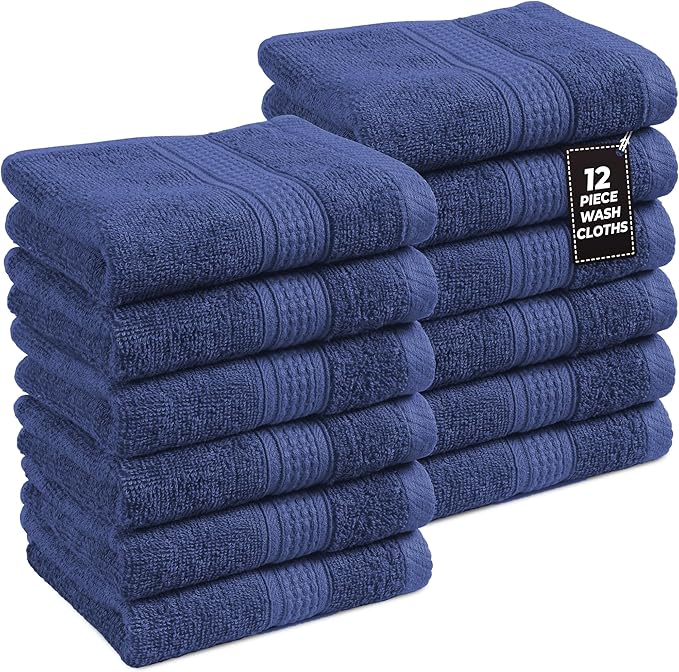 LANE LINEN Cotton Washcloths