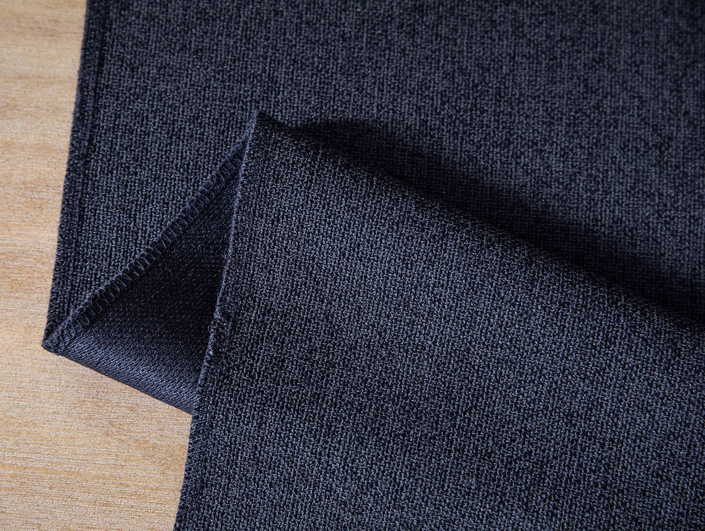 ZeeMart Navy Table Runners 108 Inches Long, Burlap Linen Style Rustic Farmhouse Table Runner, Long Boho Dining Table Runner, 13x108 Inches, Navy