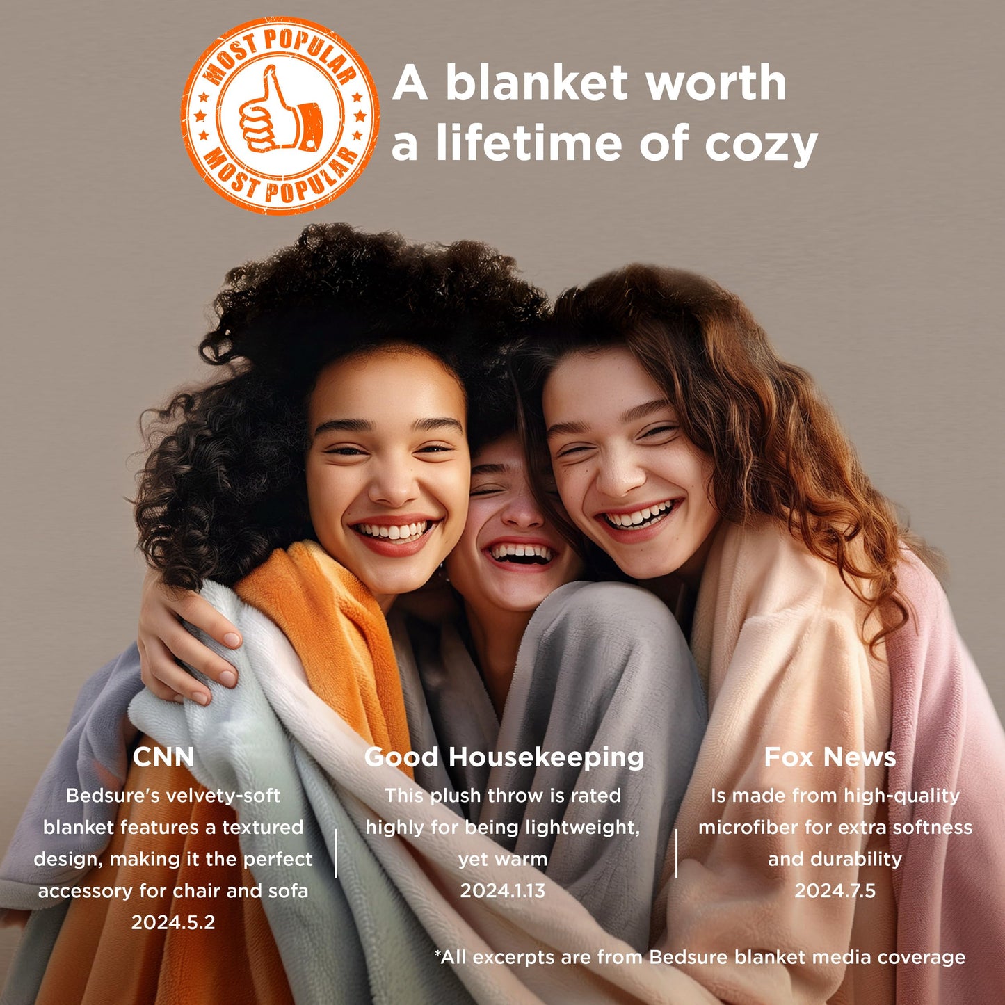 Bedsure Fleece King Size Blankets for Bed Grey - Soft Lightweight Plush Cozy Fuzzy Luxury Warm Winter Blanket Microfiber, Room Home Decor Gifts for Women and Men, 108x90 inches