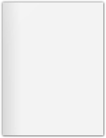 JAM PAPER Custom Printed Semi-Gloss Folders with Round Corner Pockets - Personalized Logo & Text - 12pt C1S - White - 250/Pack