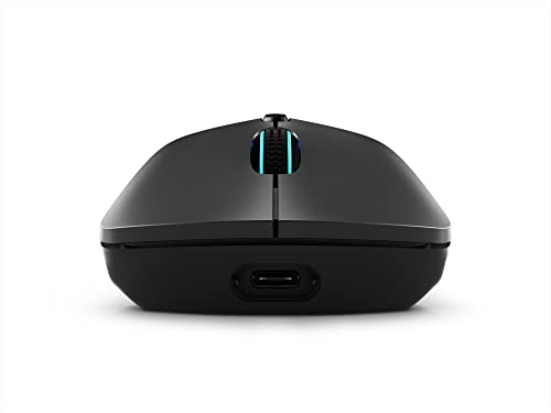 Lenovo Legion M410 Wireless RGB Gaming Mouse – 6 Button Palm Grip Mouse with 16,000 DPI, 53 Hour Rechargeable Battery, 2-Zone RGB Lighting, NVIDIA Reflex Compatible