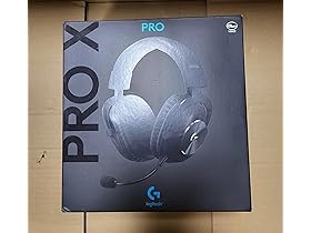 Logitech G PRO X Gaming Headset (2nd Generation) with Blue Voice, DTS Headphone 7.1 and 50 mm PRO-G Drivers, for PC, Xbox One, Xbox Series X|S,PS5,PS4, Nintendo Switch, Black (Renewed)