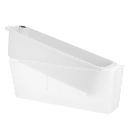 HANABASS Small Rectangular Self Watering Plant Pots, Herb Garden Planter, Vegetable Planters Window Box for Windowsill Patio Garden Balcony Porch Yard, 17.0X 5.9X 4.5Inches