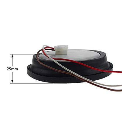 All Star Truck Parts 4in Round LED Trailer Tail Light 24 LEDs IP67 Waterproof Model ASTPL012R4C2 White
