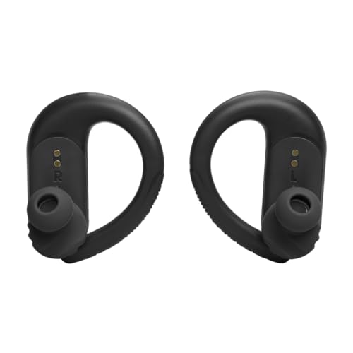 JBL Endurance Peak 3 - Dust and Water Proof (IP68) True Wireless Active Earbuds, JBL Pure Bass Sound, Up to 50 Total Hours of Playback with Speed Charge, Ambient Aware & Talk Thru (Black)
