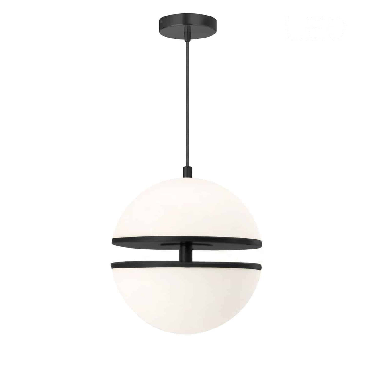 Dainolite Pendant Light, 30W LED, Model AMC-1330LEDP-MB, Black Finish