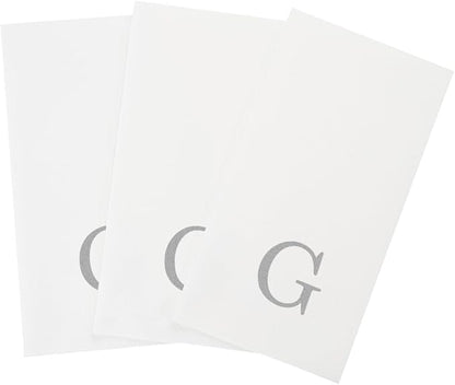 Luxenap 15.8 X 7.9 Inch Linen-Feel Guest Towels, 2000 Lettered Hand Towels