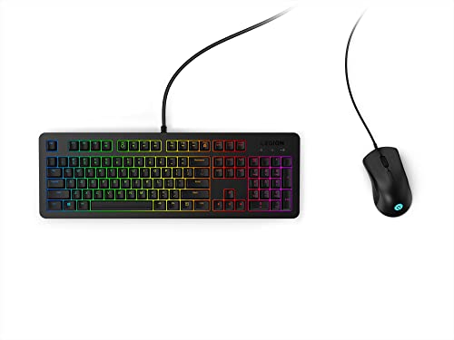 Lenovo Legion M410 Wireless RGB Gaming Mouse – 6 Button Palm Grip Mouse with 16,000 DPI, 53 Hour Rechargeable Battery, 2-Zone RGB Lighting, NVIDIA Reflex Compatible