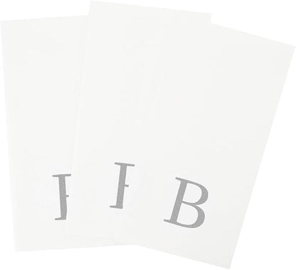 Luxenap 15.8 X 7.9 Inch Linen-Feel Guest Towels, 2000 Lettered Hand Towels